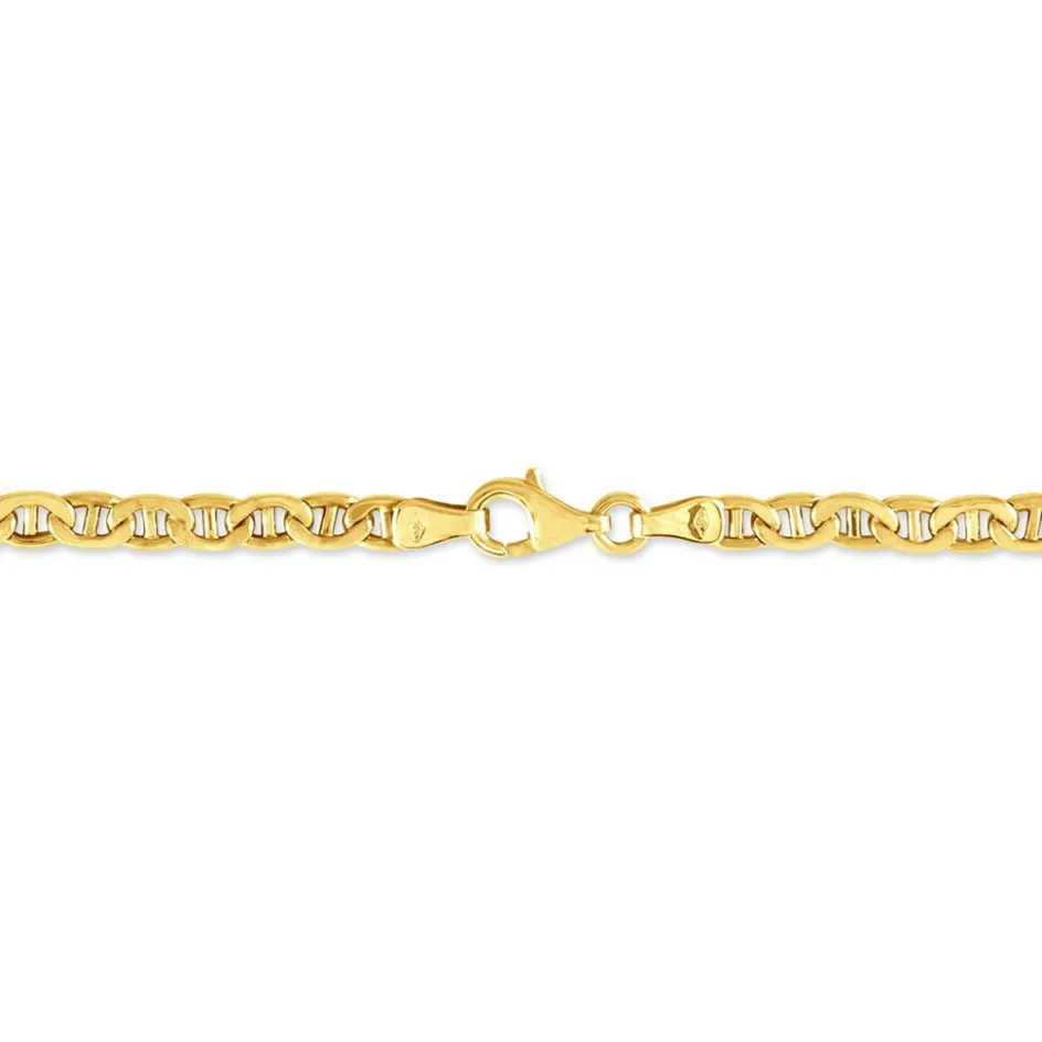 Discount Histoire d'Or Bracelet Capucin Or Jaune Maille Marine Plate