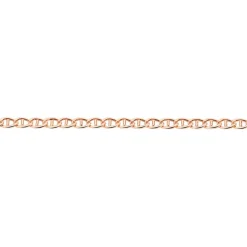 Outlet Histoire d'Or Bracelet Capucin Or Rose Maille Marine Plate or jaune