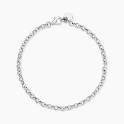 Histoire d'Or Bracelet Carola Maille Jaseron Argent Blanc* Bracelets|Bracelets Fantaisie