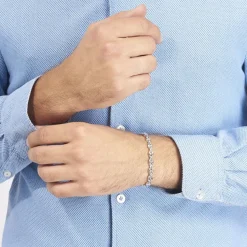 Discount Histoire d'Or Bracelet Carrus Argent Blanc