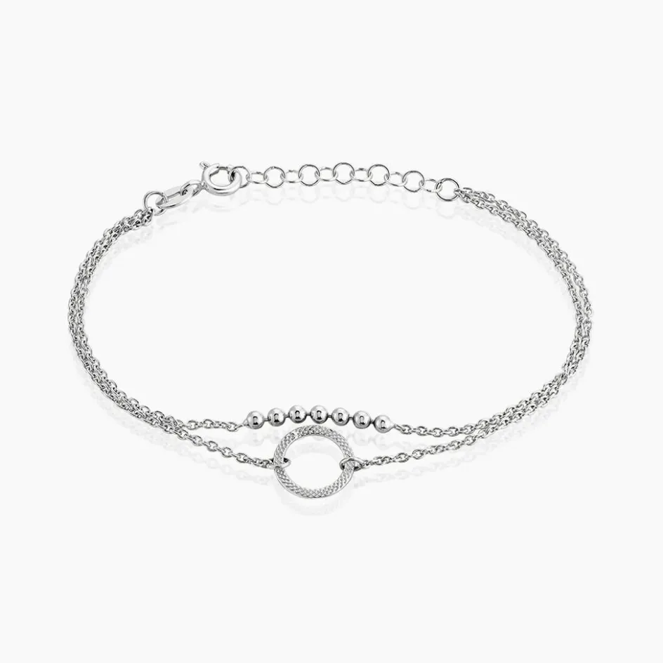 Histoire d'Or Bracelet Claramay Argent Blanc* Bracelets|Bracelets Fantaisie