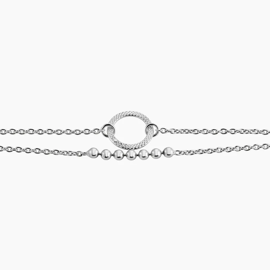 Histoire d'Or Bracelet Claramay Argent Blanc* Bracelets|Bracelets Fantaisie