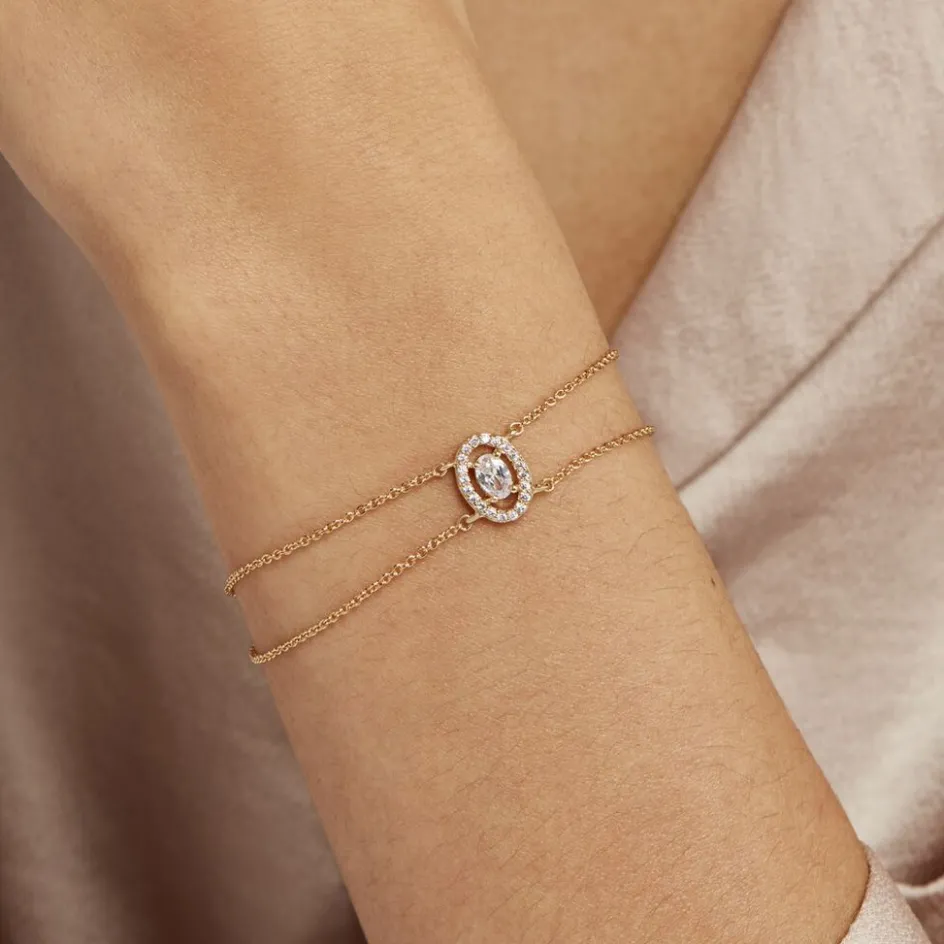 Histoire d'Or Bracelet Classical Plaqué Or Jaune Oxyde De Zirconium* Bracelets|Bracelets Fantaisie