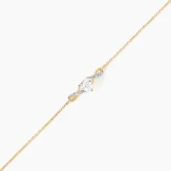 Clearance Histoire d'Or Bracelet Clothilde Or Jaune Oxyde De Zirconium