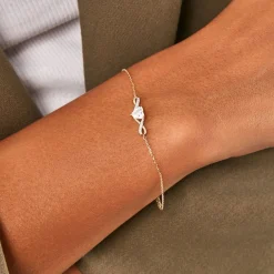 Clearance Histoire d'Or Bracelet Clothilde Or Jaune Oxyde De Zirconium