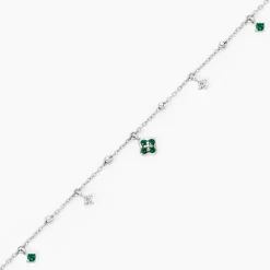 Sale Histoire d'Or Bracelet Clova Argent Blanc Oxyde De Zirconium Pierre De Synthese