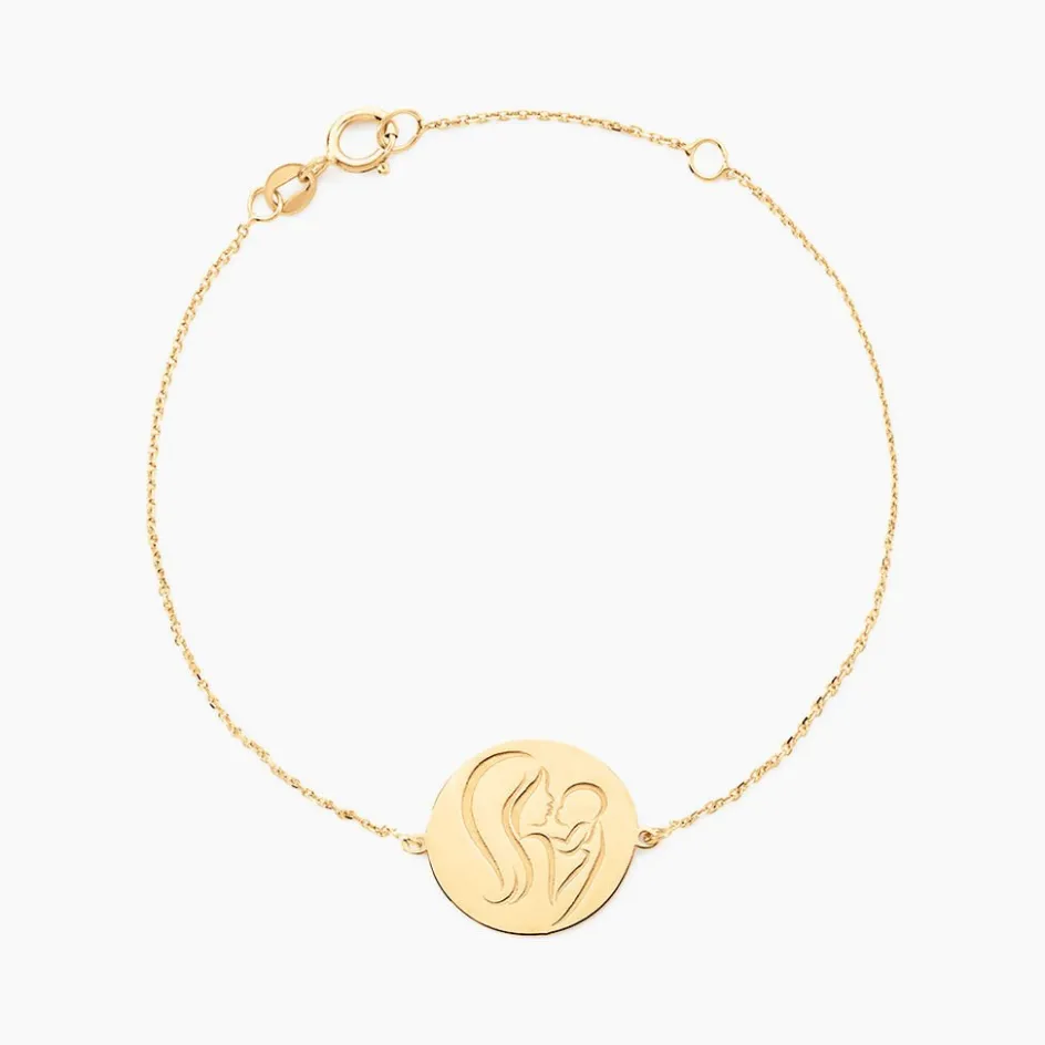 Histoire d'Or Bracelet Cobeia Maille Forçat Or Jaune* Bijoux Personnalisés|Bracelets