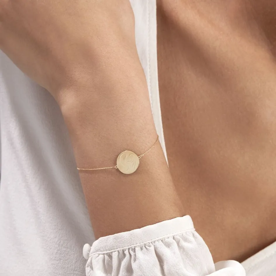 Histoire d'Or Bracelet Cobeia Maille Forçat Or Jaune* Bijoux Personnalisés|Bracelets