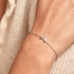 Histoire d'Or Bracelet Court Argent Blanc Giullia Oxyde De Zirconium* Bracelets|Bracelets Fantaisie