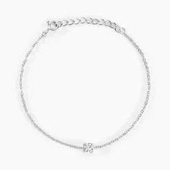 Discount Histoire d'Or Bracelet Court Argent Blanc Lylwenn Oxyde De Zirconium argent blanc oxyde