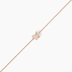 Histoire d'Or Bracelet Court Argent Rose Anne-lise Oxyde De Zirconium* Bracelets|Bracelets Fantaisie