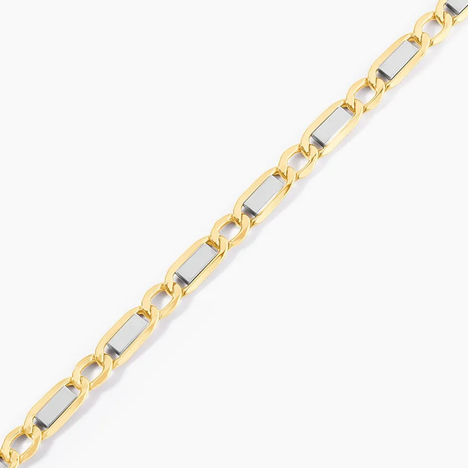 Histoire d'Or Bracelet Danae Plaquette Or Bicolore* Bracelets|Bracelets Maille