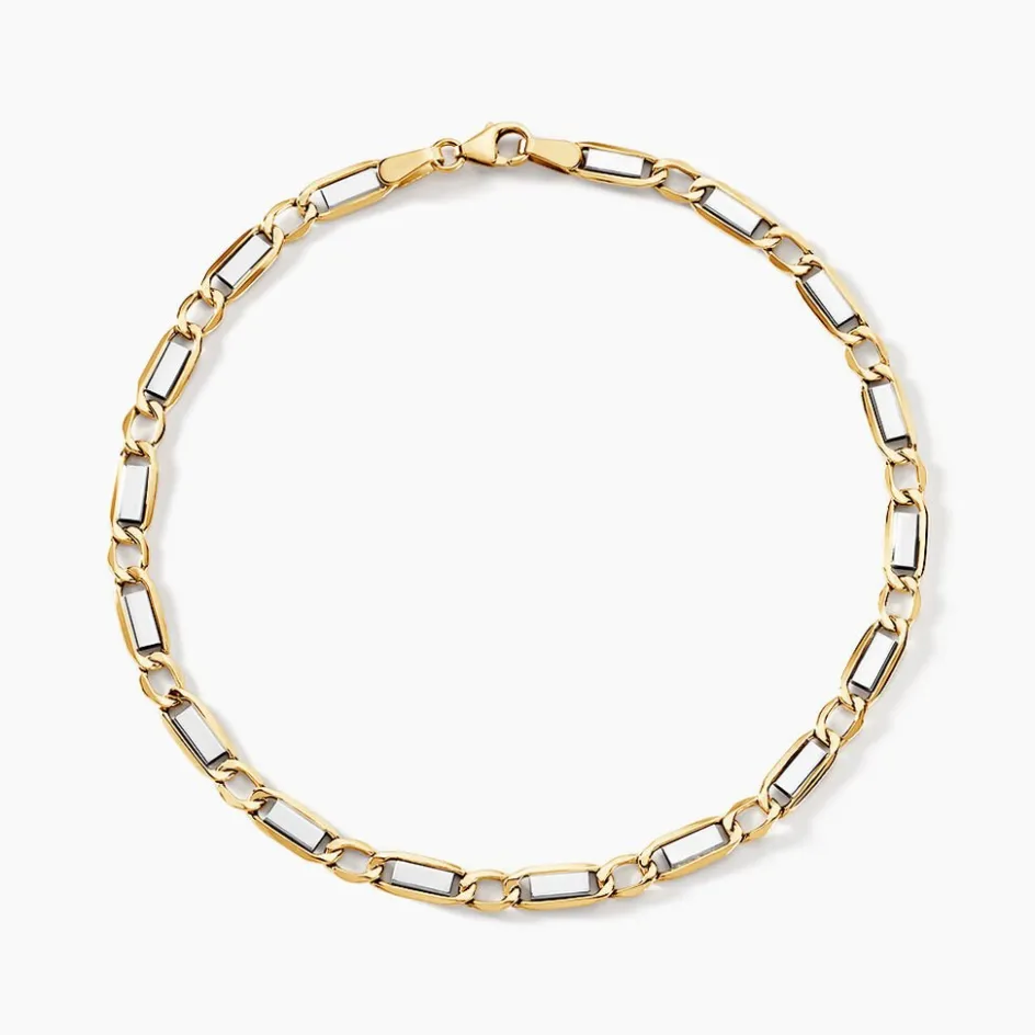 Histoire d'Or Bracelet Danae Plaquette Or Bicolore* Bracelets|Bracelets Maille