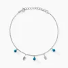Histoire d'Or Bracelet Darcie Argent Blanc Turquoise* Bracelets|Bracelets Fantaisie