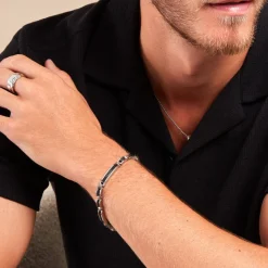 Histoire d'Or Bracelet Dax Acier Tricolore Oxyde De Zirconium* Bracelets|Bracelets Fantaisie