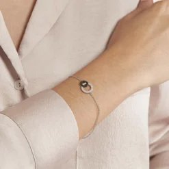 Outlet Histoire d'Or Bracelet Diana Argent Blanc Oxyde De Zirconium