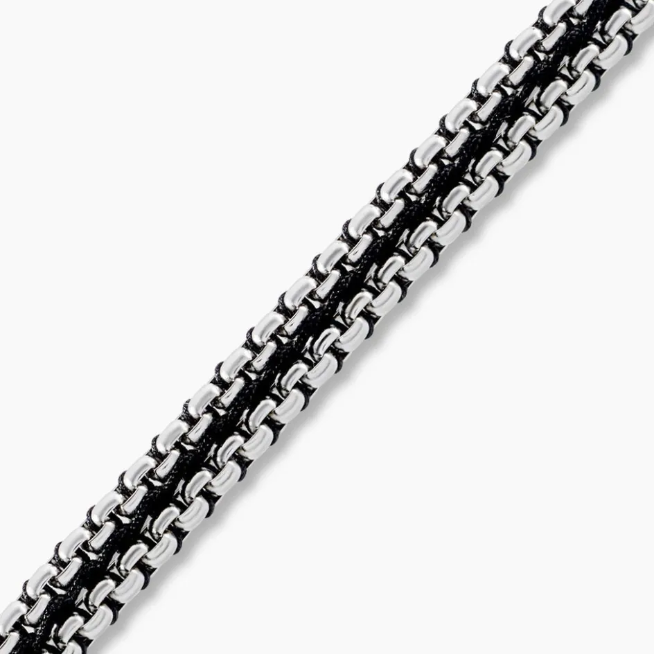 Discount Histoire d'Or Bracelet Dilhan Acier Blanc