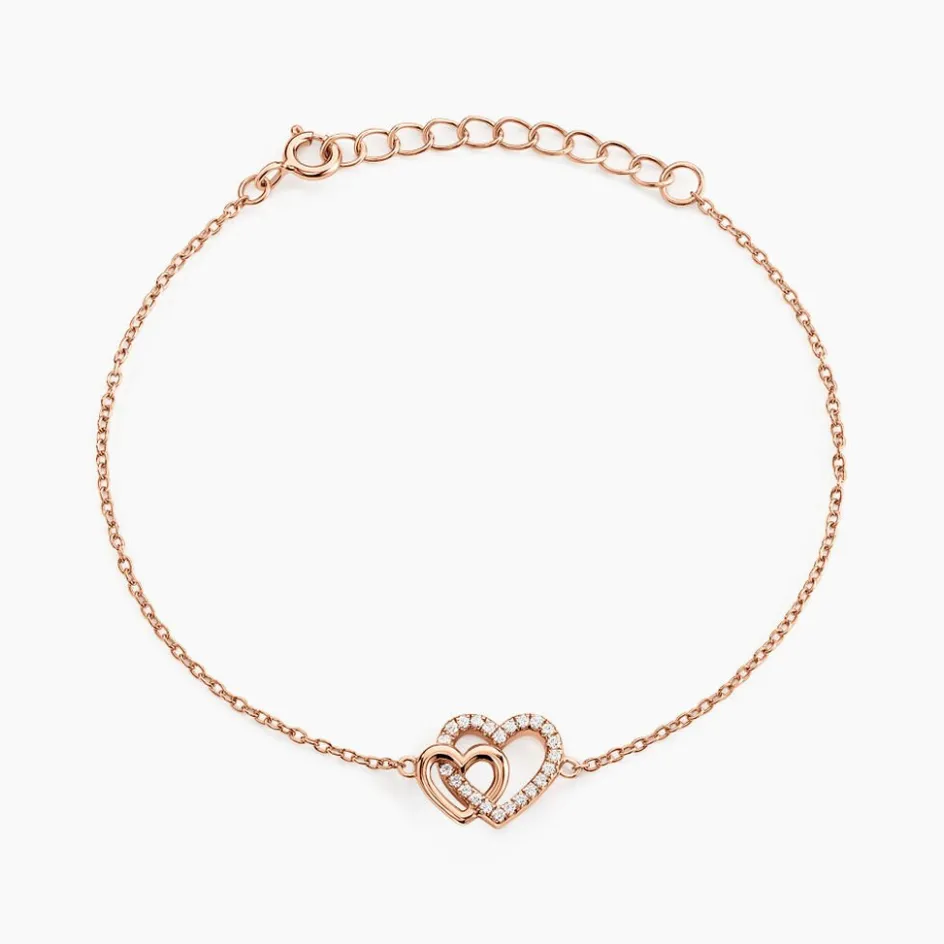 Histoire d'Or Bracelet Donatiane Argent Rose Oxyde De Zirconium argent rose oxyde zirconium