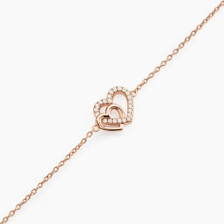 Histoire d'Or Bracelet Donatiane Argent Rose Oxyde De Zirconium argent rose oxyde zirconium