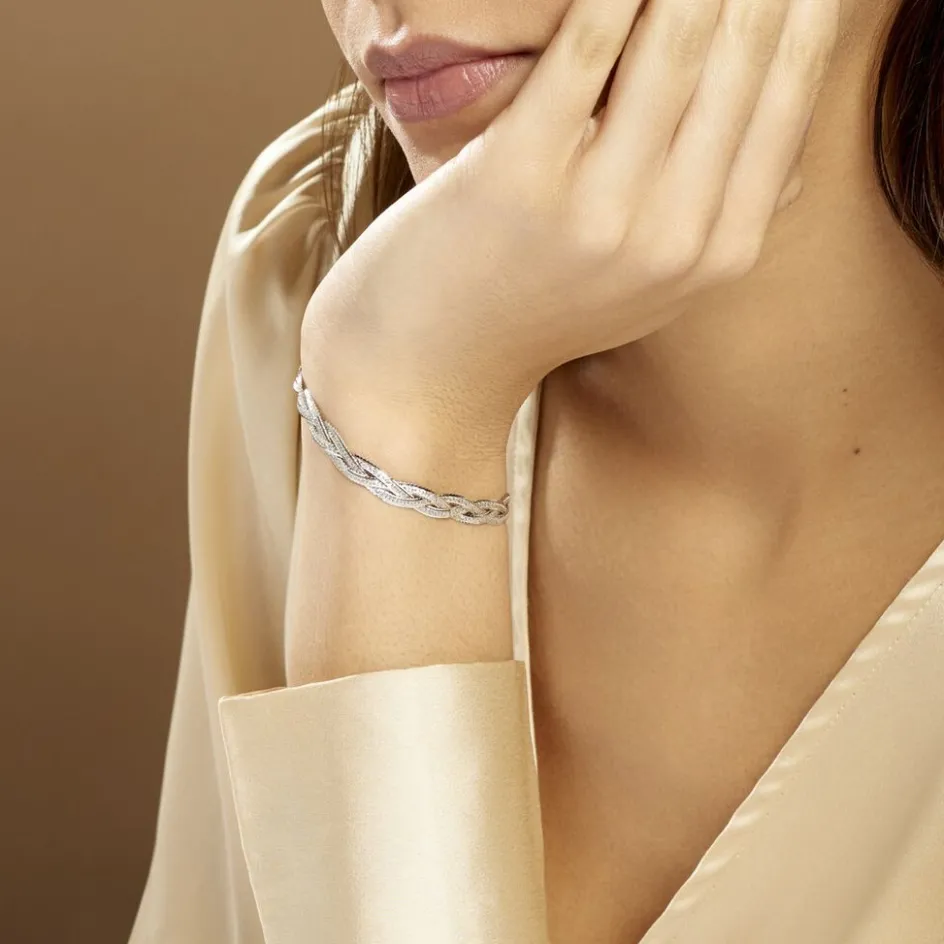 Histoire d'Or Bracelet Elae argent blanc