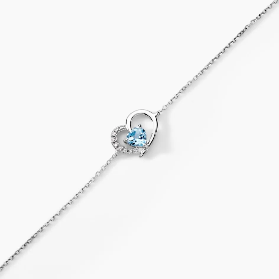 Histoire d'Or Bracelet Eliana Or Blanc Topaze Et Oxyde De Zirconium* Bracelets