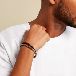 Outlet Histoire d'Or Bracelet Elio Acier Blanc