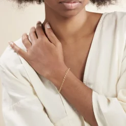 Histoire d'Or Bracelet Elviaae Maille Jaseron Or Jaune* Bracelets|Bracelets Maille