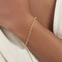 Histoire d'Or Bracelet Elviaae Maille Jaseron Or Jaune* Bracelets|Bracelets Maille