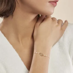 Outlet Histoire d'Or Bracelet Eri Or Jaune Perle De Culture