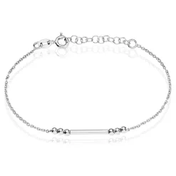 Outlet Histoire d'Or Bracelet Eucleia Argent Blanc