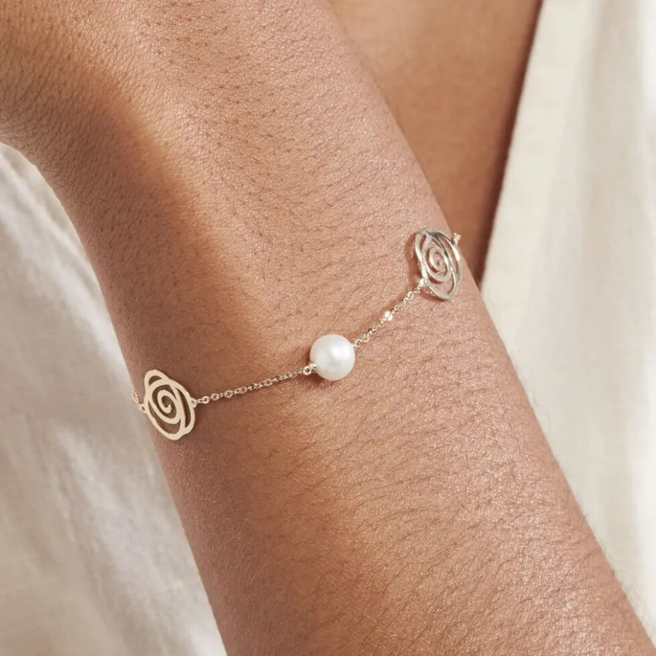 Best Histoire d'Or Bracelet Evaleen Or Jaune Perle De Culture