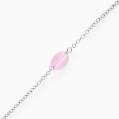 Histoire d'Or Bracelet Evren Argent Blanc Pierre De Synthese* Bracelets|Bracelets Fantaisie