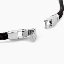 Discount Histoire d'Or Bracelet Fabrice Acier Blanc