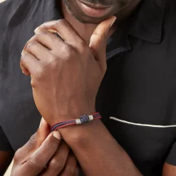 Outlet JOURDAN Bracelet Fardaae Acier Blanc