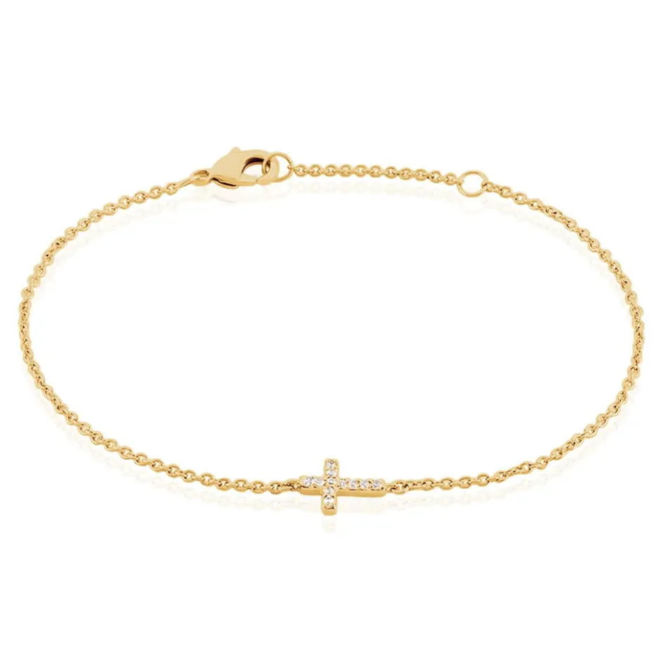 Histoire d'Or Bracelet Fatos Plaqué Or Jaune Oxyde De Zirconium* Bracelets|Bracelets Fantaisie