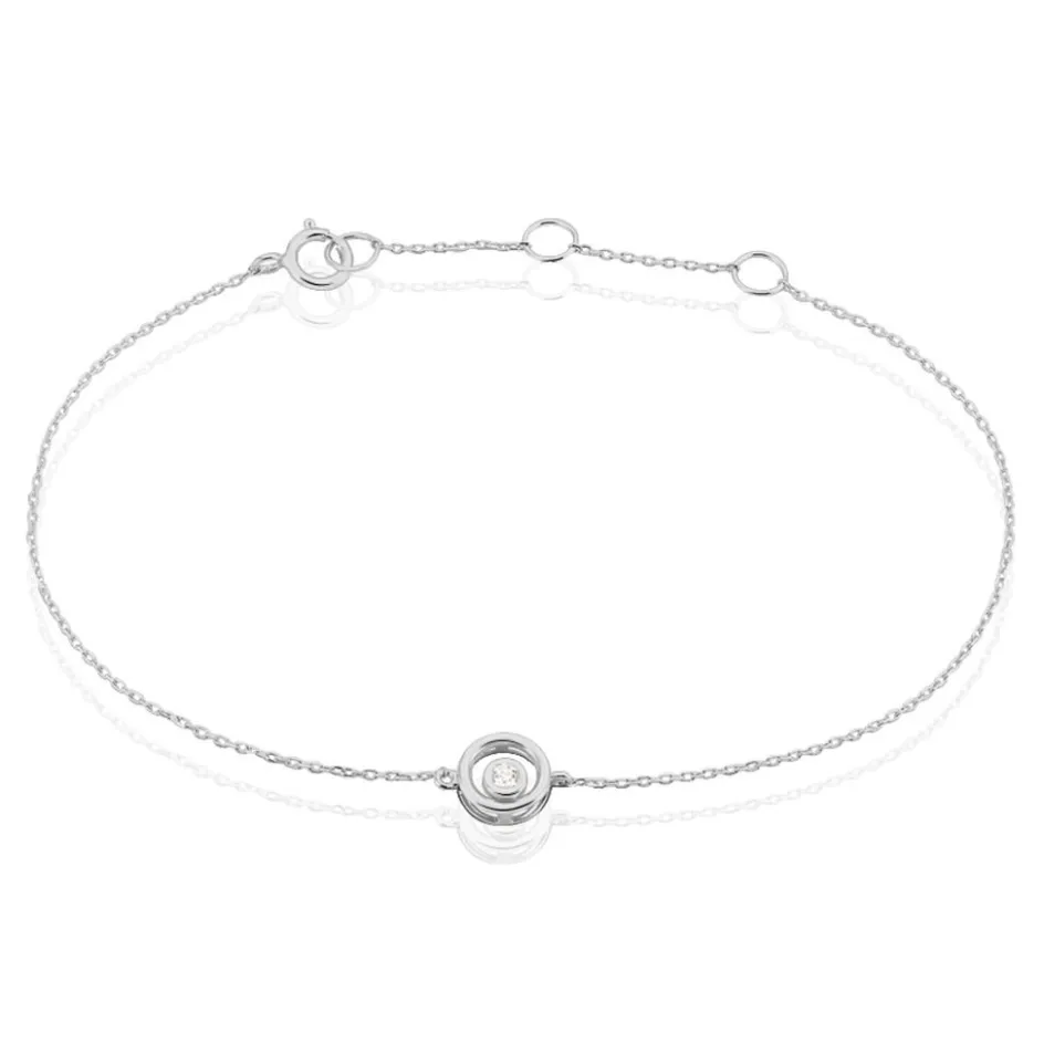 Best Histoire d'Or Bracelet Fidelia Or Blanc Diamant