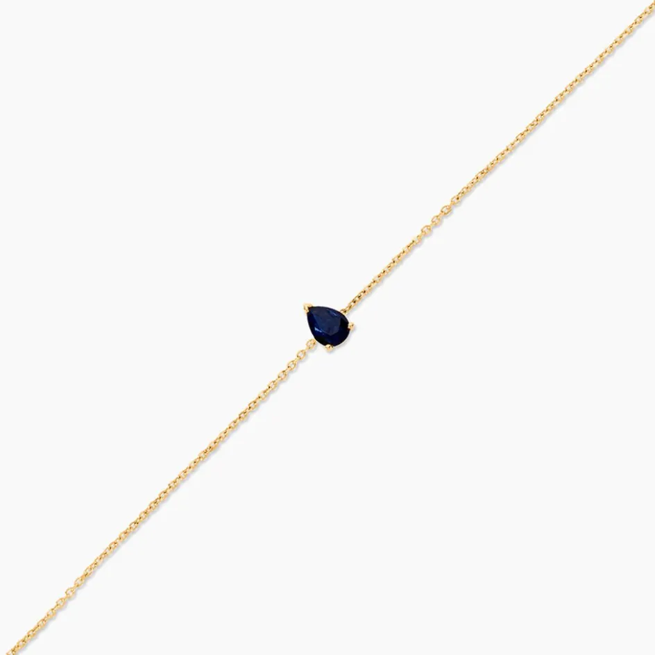 Sale Histoire d'Or Bracelet Gathbiyya Or Jaune Saphir