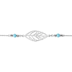 Histoire d'Or Bracelet Grethel Argent Blanc Turquoise* Bracelets|Bracelets Fantaisie
