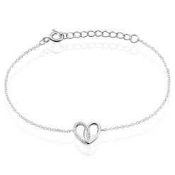 Histoire d'Or Bracelet Guilia Argent Blanc Oxyde De Zirconium