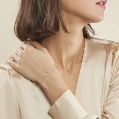 Histoire d'Or Bracelet Guilia Argent Blanc Oxyde De Zirconium