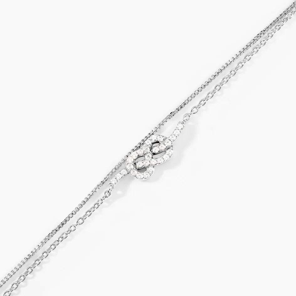 Histoire d'Or Bracelet Hadya Argent Blanc Oxyde De Zirconium