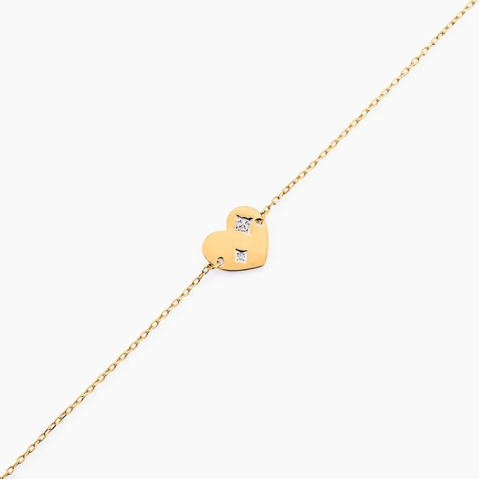 Sale Histoire d'Or Bracelet Headley Or Jaune Diamant