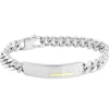 Best JOURDAN Bracelet Identité Adoline Acier Blanc Diamant
