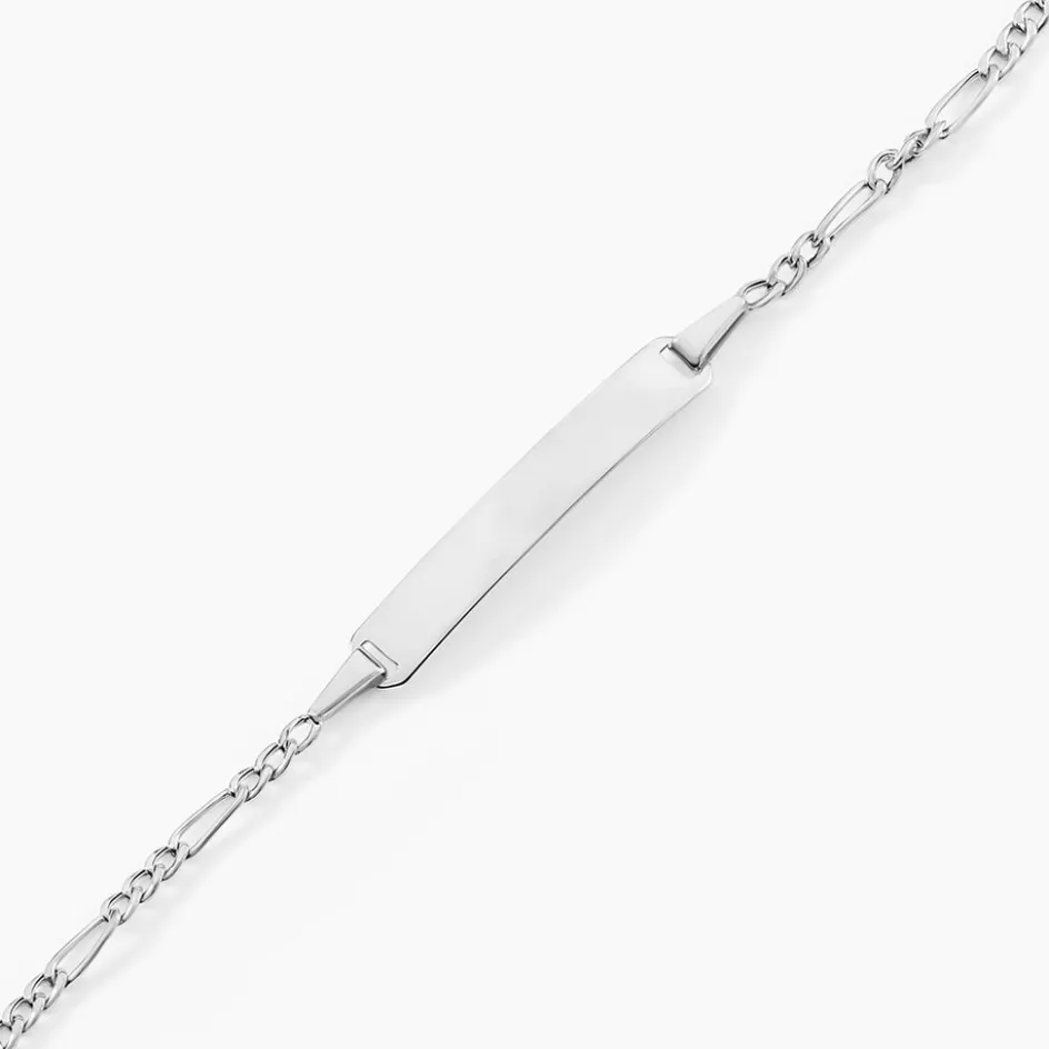 Histoire d'Or Bracelet Identité Bebe Bartolomee Or Blanc* Bijoux Personnalisés|Bracelets