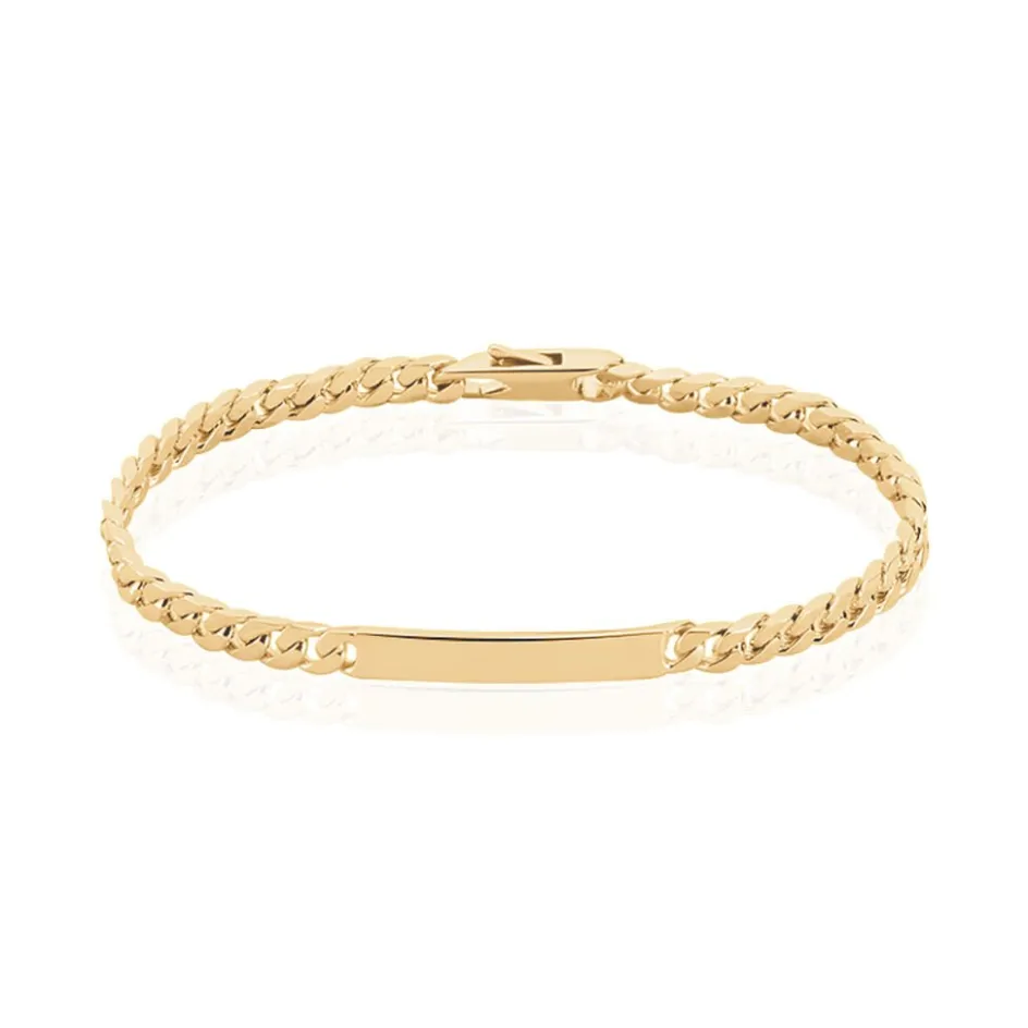 Histoire d'Or Bracelet Identité Clement Plaqué Or Jaune* Bijoux Personnalisés|Bracelets