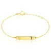 Histoire d'Or Bracelet Identité Esta Maille Forçat Or Jaune* Bijoux Personnalisés|Bracelets