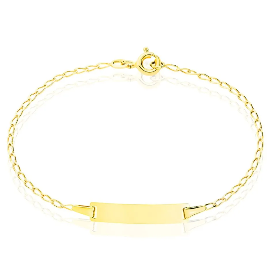 Histoire d'Or Bracelet Identité Estella Maille Cheval Or Jaune* Bijoux Personnalisés|Bracelets
