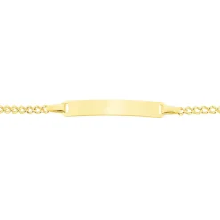Histoire d'Or Bracelet Identité Etheline Maille Gourmette or jaune