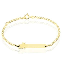 Discount Histoire d'Or Bracelet Identité Etheline Maille Gourmette Or Jaune