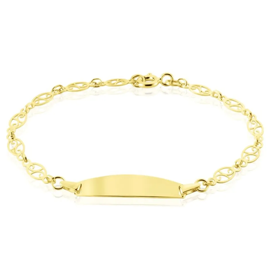 Discount Histoire d'Or Bracelet Identité Eudoxie Maille Filigrane Or Jaune
